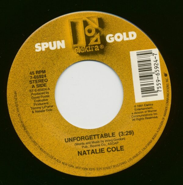 Natalie Cole - Unforgettable - The Very Thought Of You (7inch