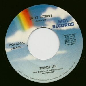 Brenda Lee - Sweet Nothin's - I Want To Be Wanted (7inch