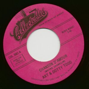 Johnny Crawford And Art & Dotty Todd - Chanson D'Amour - Cindy's Birthday (7inch