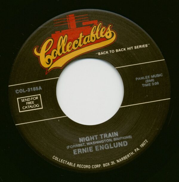 Ernie Englund & Johnny Tillotson - Night Train - Jimmy's Girl (7inch