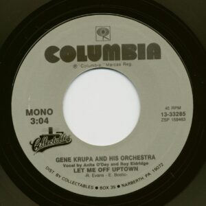 Gene Krupa And His Orchestra - Let Me Off Uptown - Drumboogie (7inch