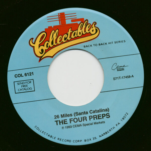 The Four Preps - 26 Miles - Big Man (7inch