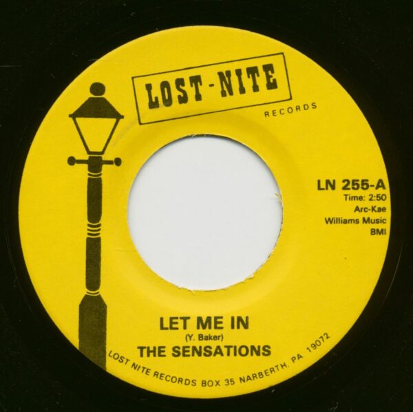 The Sensations - Let Me In - Oh Yes I'll Be True (7inch