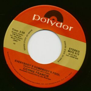 Connie Francis - Everybody's Somebody's Fool - Al Di La (7inch