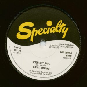 Little Richard - Wonderin' - Poor Boy Paul (7inch