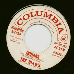 The Hi-Lo's - Indiana - Goody Goody (7inch