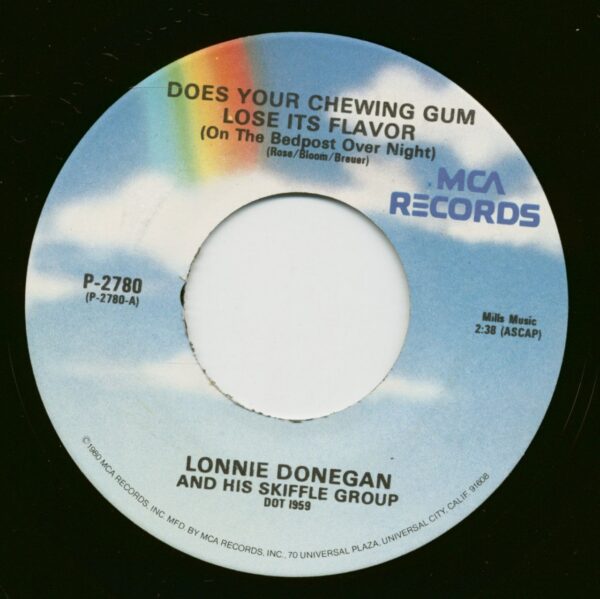 Lonnie Donegan And Mac And Katie Kisson - Does Your Chewing Gum Lose Its Flavor - Chirpy Chirpy Cheep Cheep (7inch