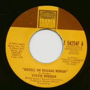 Stevie Wonder - Boogie On Reggae Woman - Seems So Long (7inch