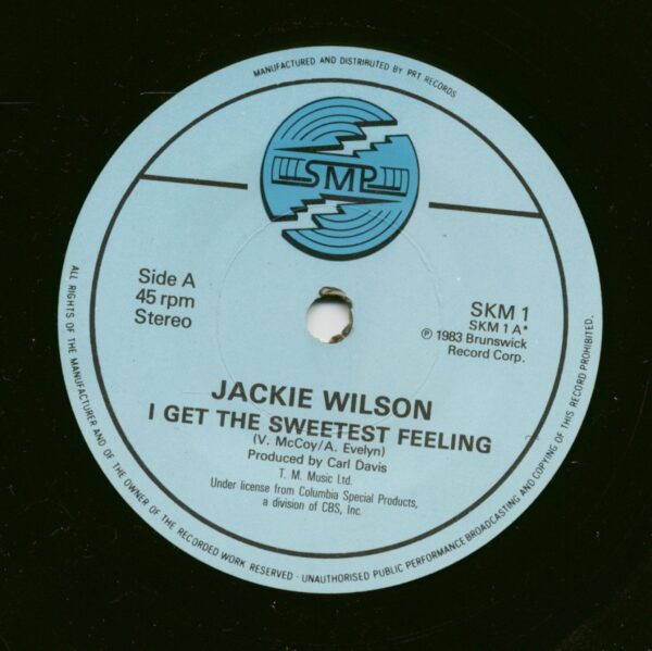 Jackie Wilson - I Get The Sweetest Feeling - Whispers - Higher And Higher (7inch