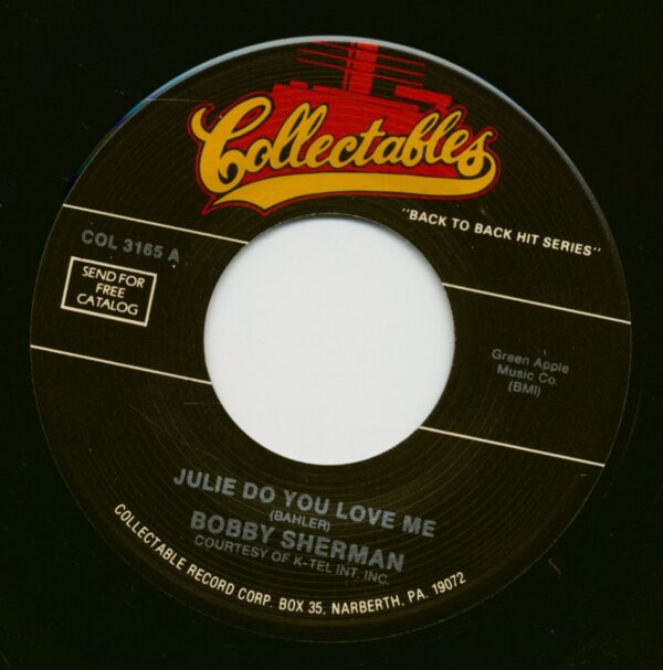 Bobby Sherman - Julie Do You Love Me - La