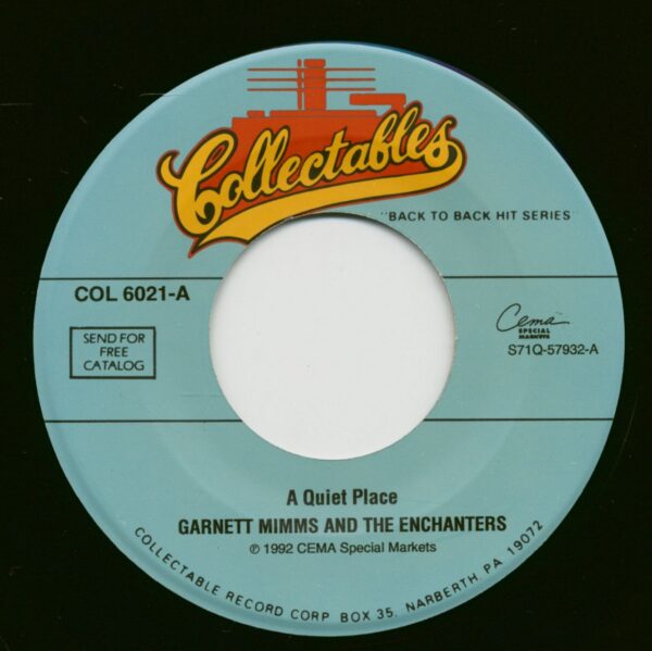 Garnett Mimms And The Enchanters - A Quiet Place - Cry Baby (7inch