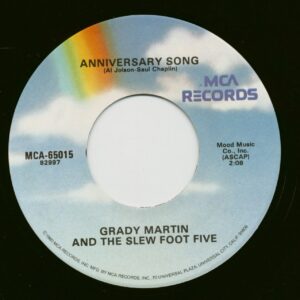 Grady Martin And The Slew Foot Five - Anniversary Song - Happy Birthday (7inch