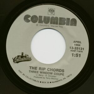 The Rip Chords - Three Window Coupe - Hey Little Cobra (7inch