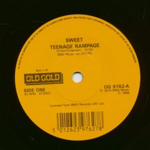 Sweet - Teenager Rampage - Hell Raiser (7inch