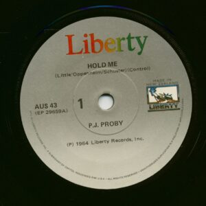 P.J. Proby & Bobby Vee - Hold Me - Run To Him (7inch