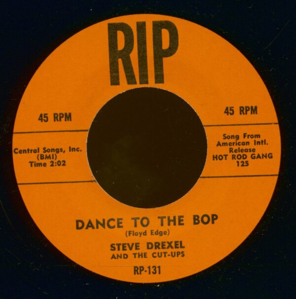 Steve Drexel And The Cut-Ups - Dance To The Bop - Baby Blue (7inch