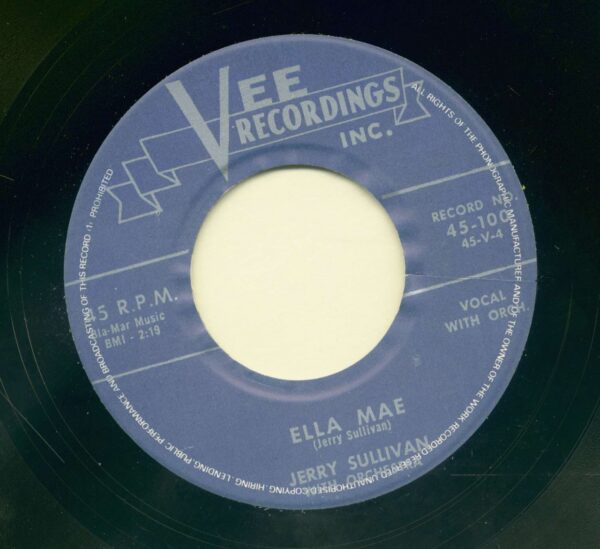 Jerry Sullivan - Curley Headed Baby - Ella Mae (7inch