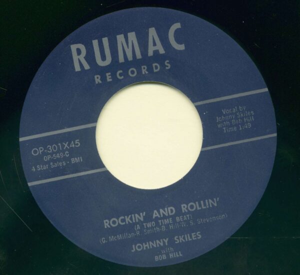 Johnny Skiles - Rockin' And Rollin' - Hard Luck Blues (7inch