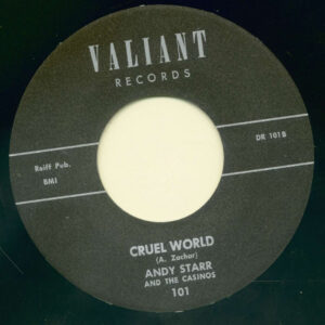 Andy Starr - Just A Walkin' - Cruel World (7inch