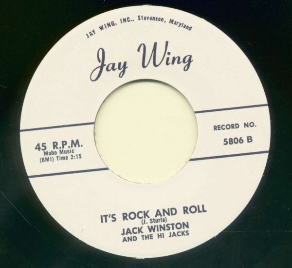 Jack Winston & The Hi-Jacks - It's Rock And Roll - Shagin' And Dragin' (7inch