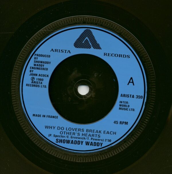 Showaddy Waddy - Why Do Lovers Break Each Other's Hearts - Teen Canteen (7inch