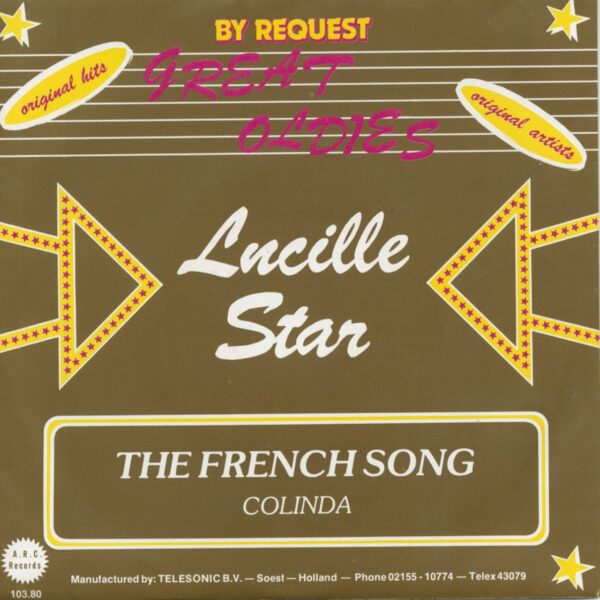 Lucille Star - The French Song - Colinda (7inch