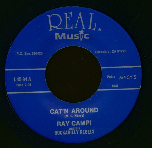 Ray Campi - Cat'n Around - All The Time (7inch