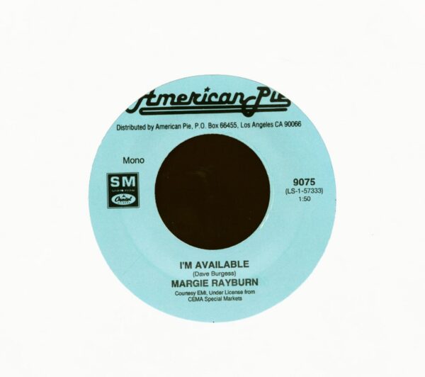 Margie Rayburn / Fleetwoods - I'm Available - Come Softly To Me (7inch