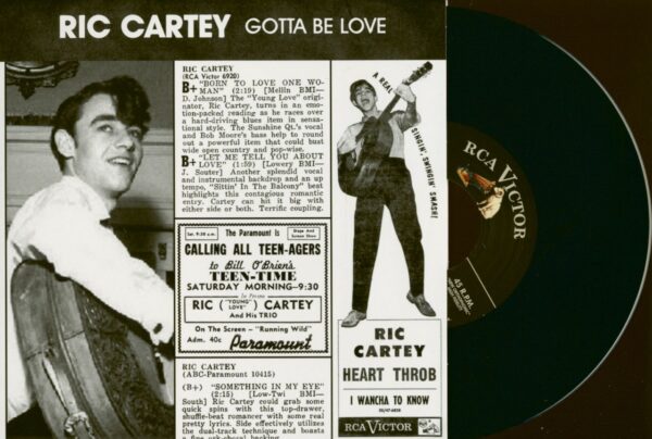 Ric Cartey & Ted Harris - Gotta Be Love - Just Thought I'd Set You Straight (7inch