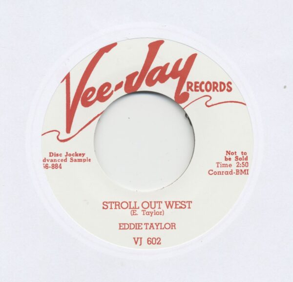 Eddie Taylor - Stroll Out West - Find My Baby (7inch