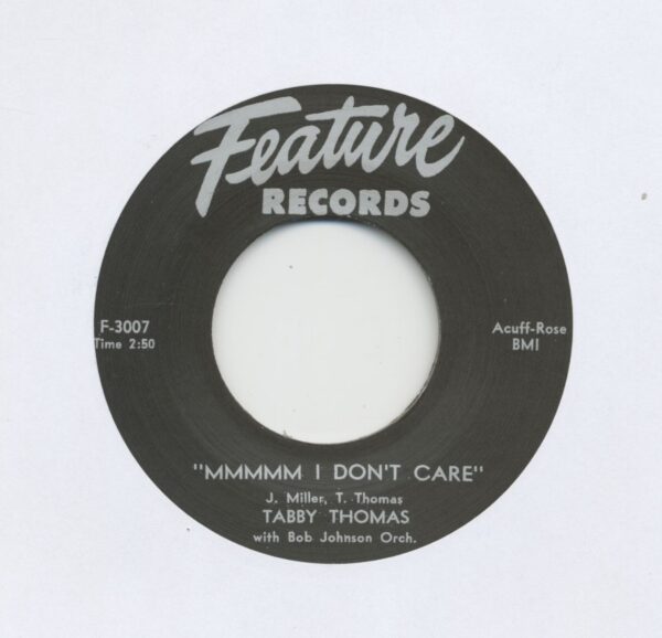 Tabby Thomas - Mmmmm I Don't Care - Tomorrow (7inch