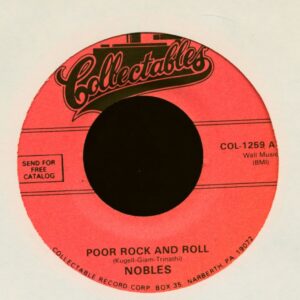 Nobles - Poor Rock And Roll - Ting-A-Ling (7inch