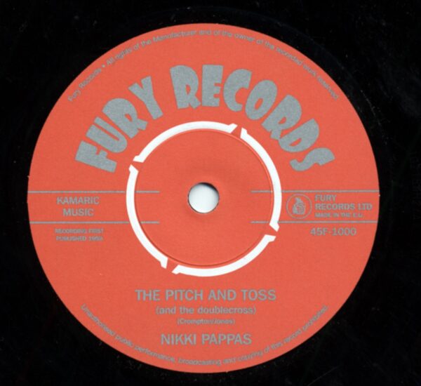 Various - Nikki Pappas - The Fireballs U.K. 7inch