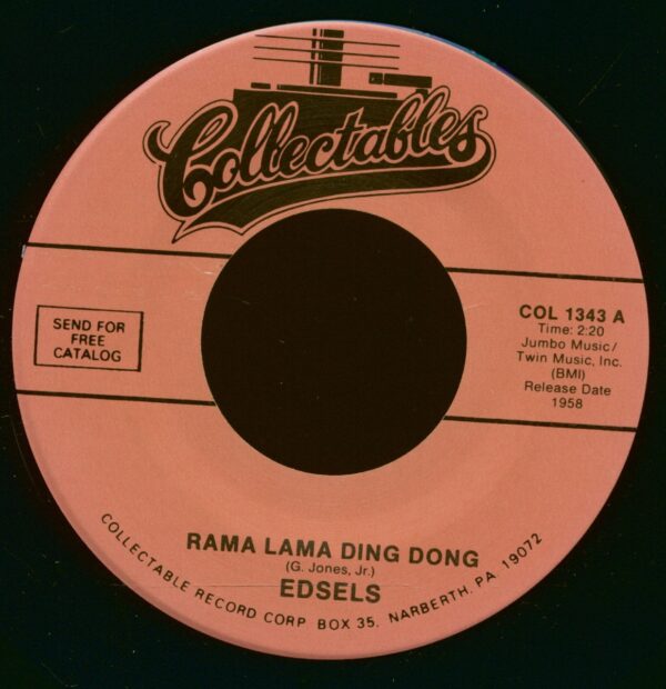 The Edsels - Rama Lama Ding Dong - Bells (7inch