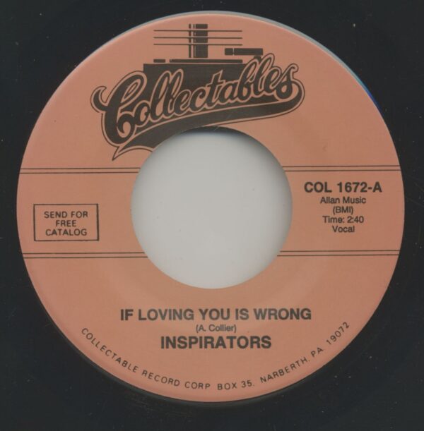 Inspirators - If Loving You Is Wrong - Three Sixty (7inch