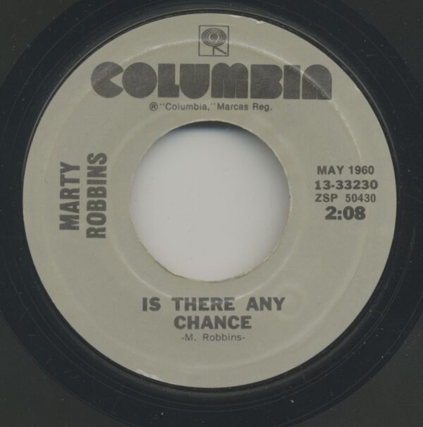 Marty Robbins - Ruby Ann - Is There Any Chance (7inch