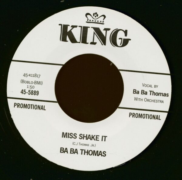 Ba Ba Thomas - Miss Shake It - (Why Don't You) Leave It Alone (7inch