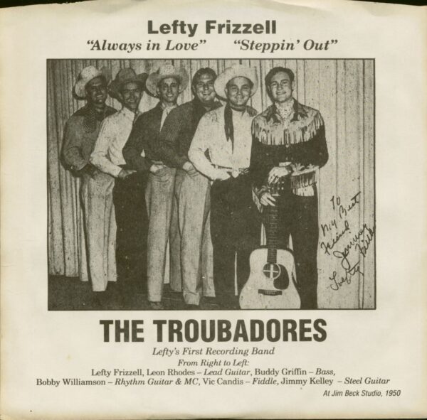 Lefty Frizzell - Always In Love - Steppin' Out (7inch