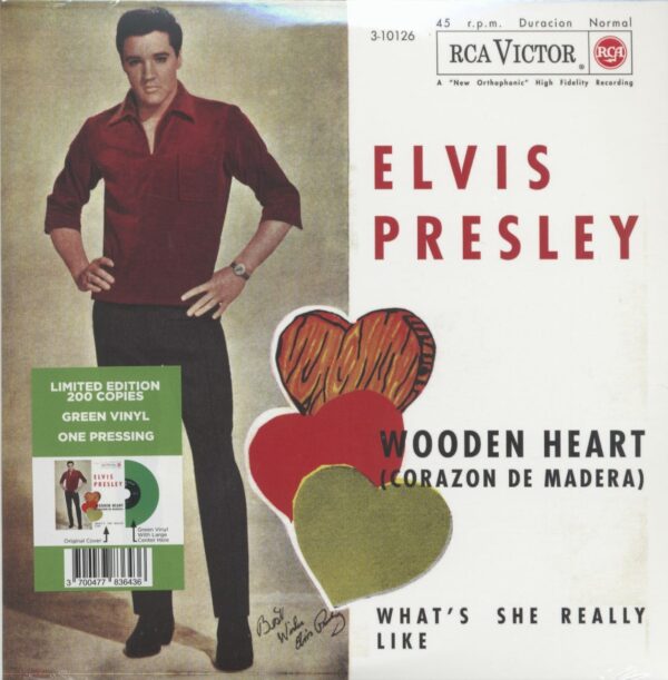 Elvis Presley - Wooden Heart (7inch