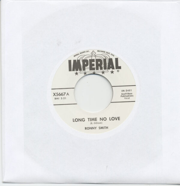 Ronny Smith - Long Time No Love (7inch