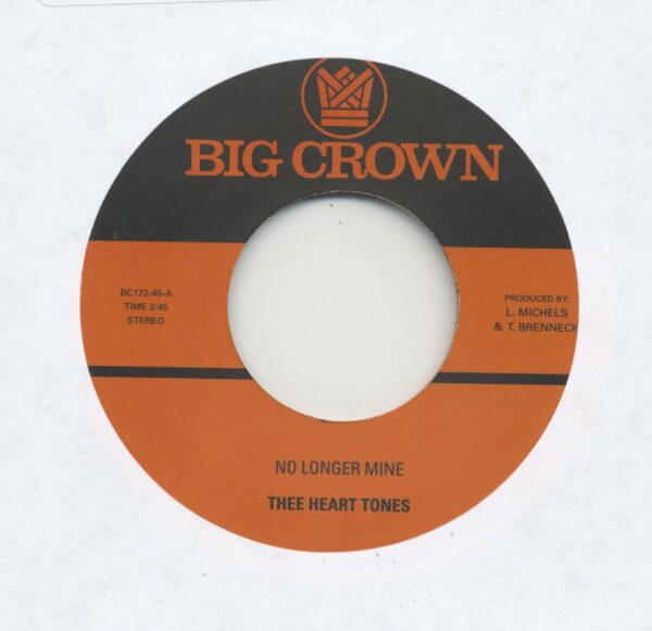 Thee Heart Tones - No Longer Mine - Cry My Tears Away (7inch