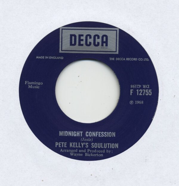 Pete Kelly's Soulution - Midnight Confessions - If Your Love Don't Swing (7inch