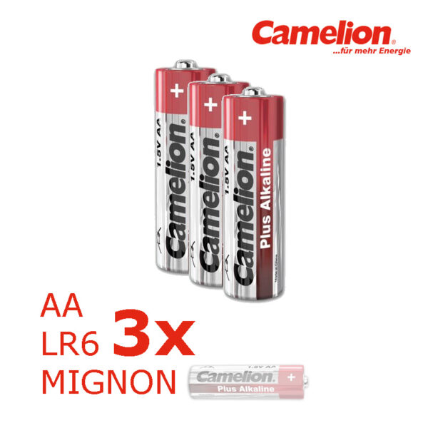 3 x Batterie Mignon AA LR6 1