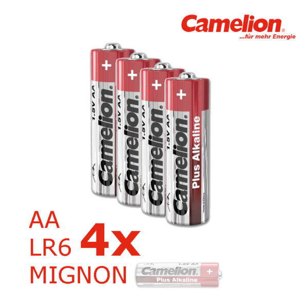 4 x Batterie Mignon AA LR6 1