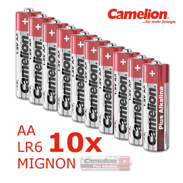 10 x Batterie Mignon AA LR6 1