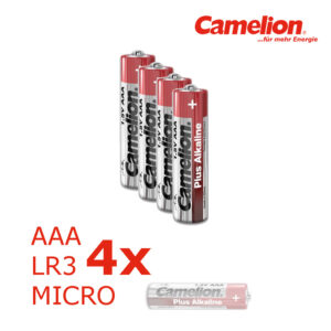 4 x Batterie Micro AAA LR3 1