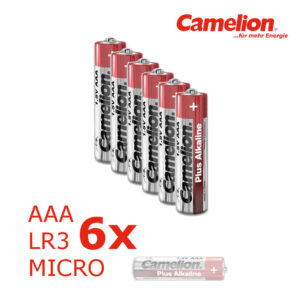 6 x Batterie Micro AAA LR3 1