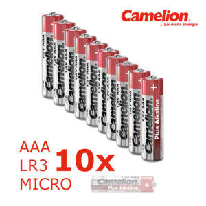 10 x Batterie Micro AAA LR3 1