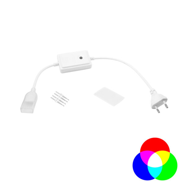 Controller Basic für LED NEON FLEX 230V Slim RGB - 8 Programme - inkl Montagekit