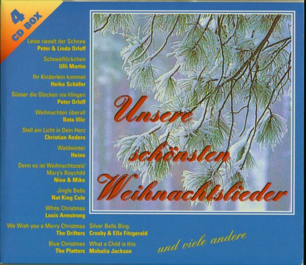 Various - Unsere schönsten Weihnachtslieder (4-CD)